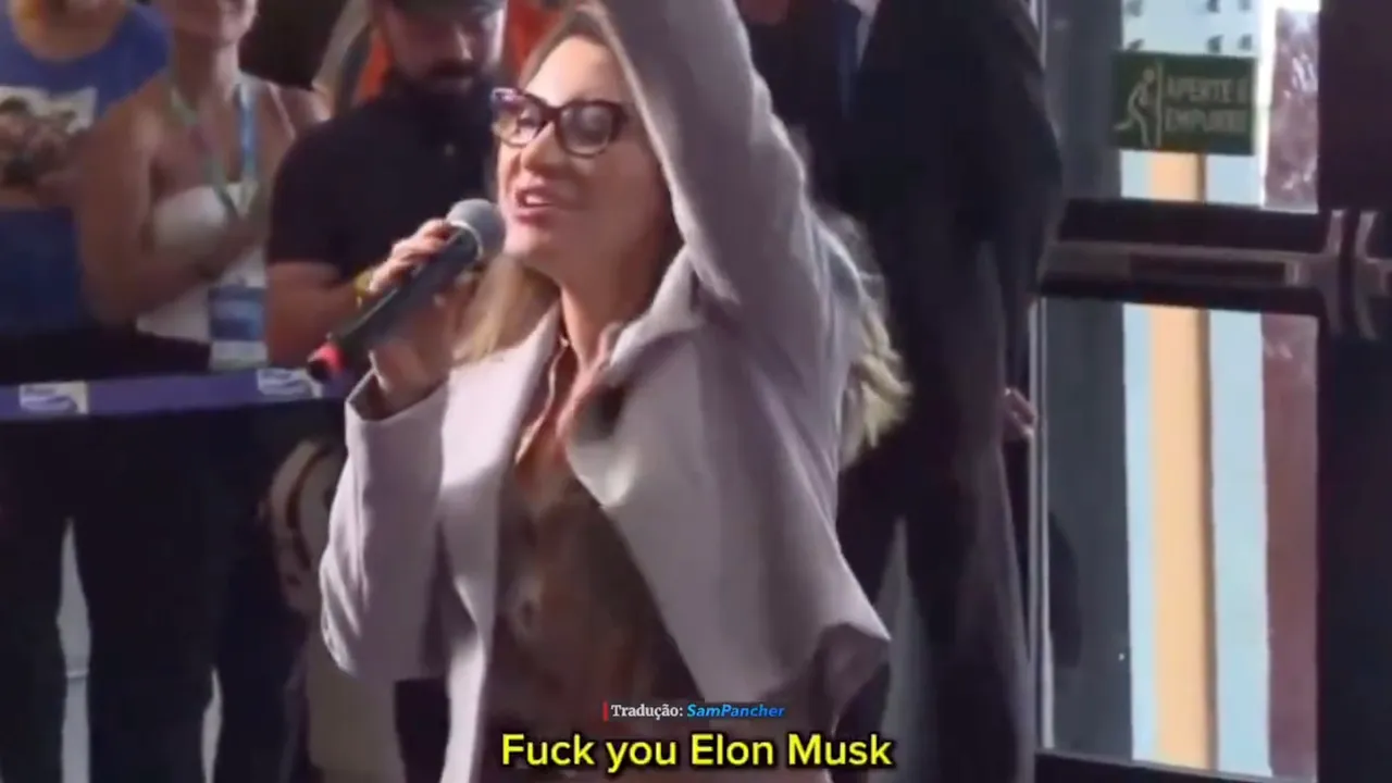 Janja Lula da Silva says fuck you Elon Musk