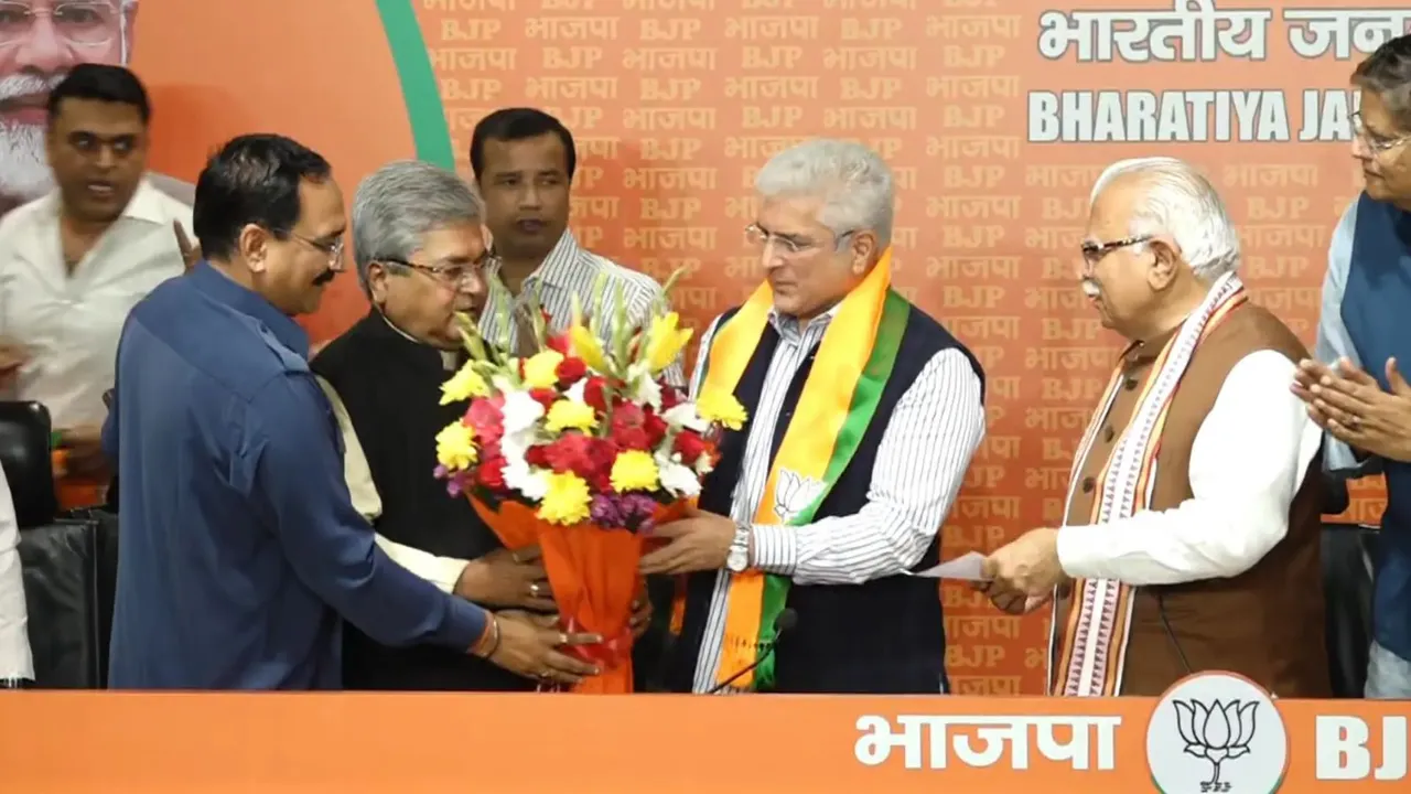 Kailash Gahlot joins BJP