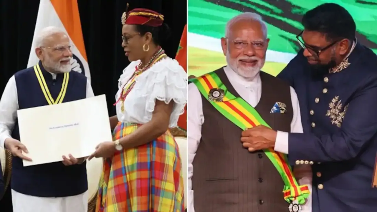 Narendra Modi Guyana Dominica