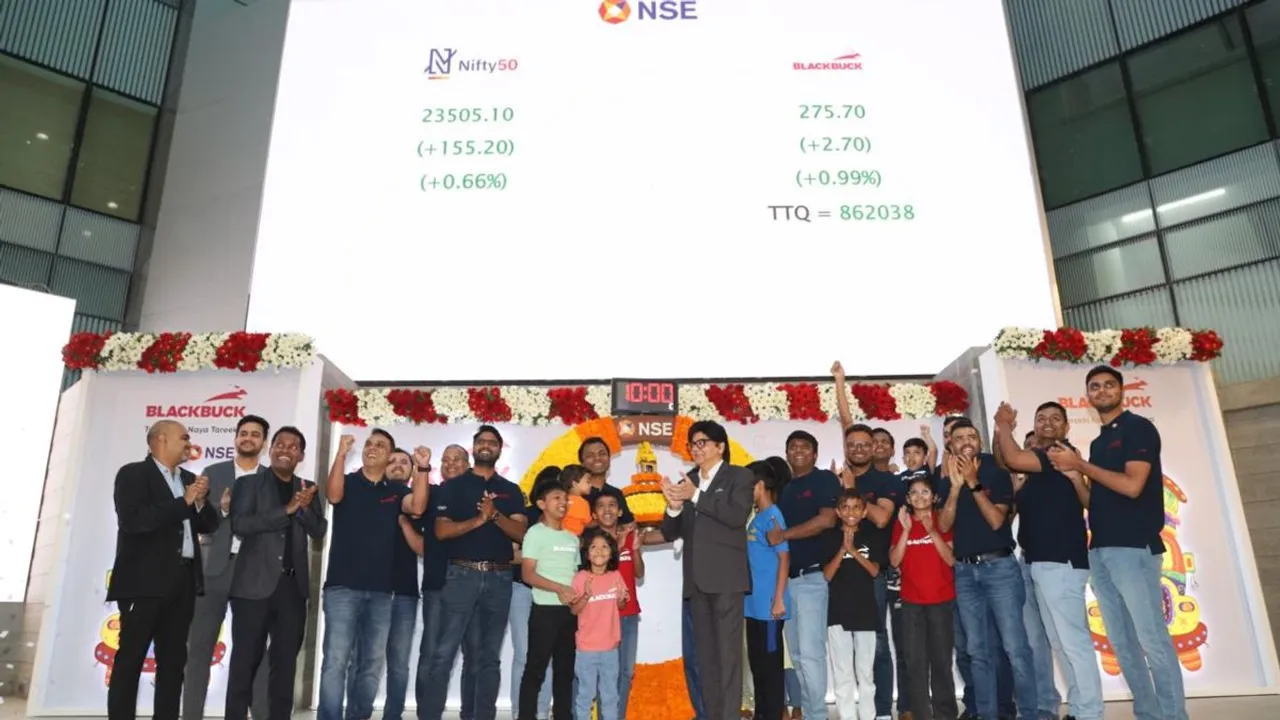 Zinka Logistics Solutions Limited got listed on NSE today.