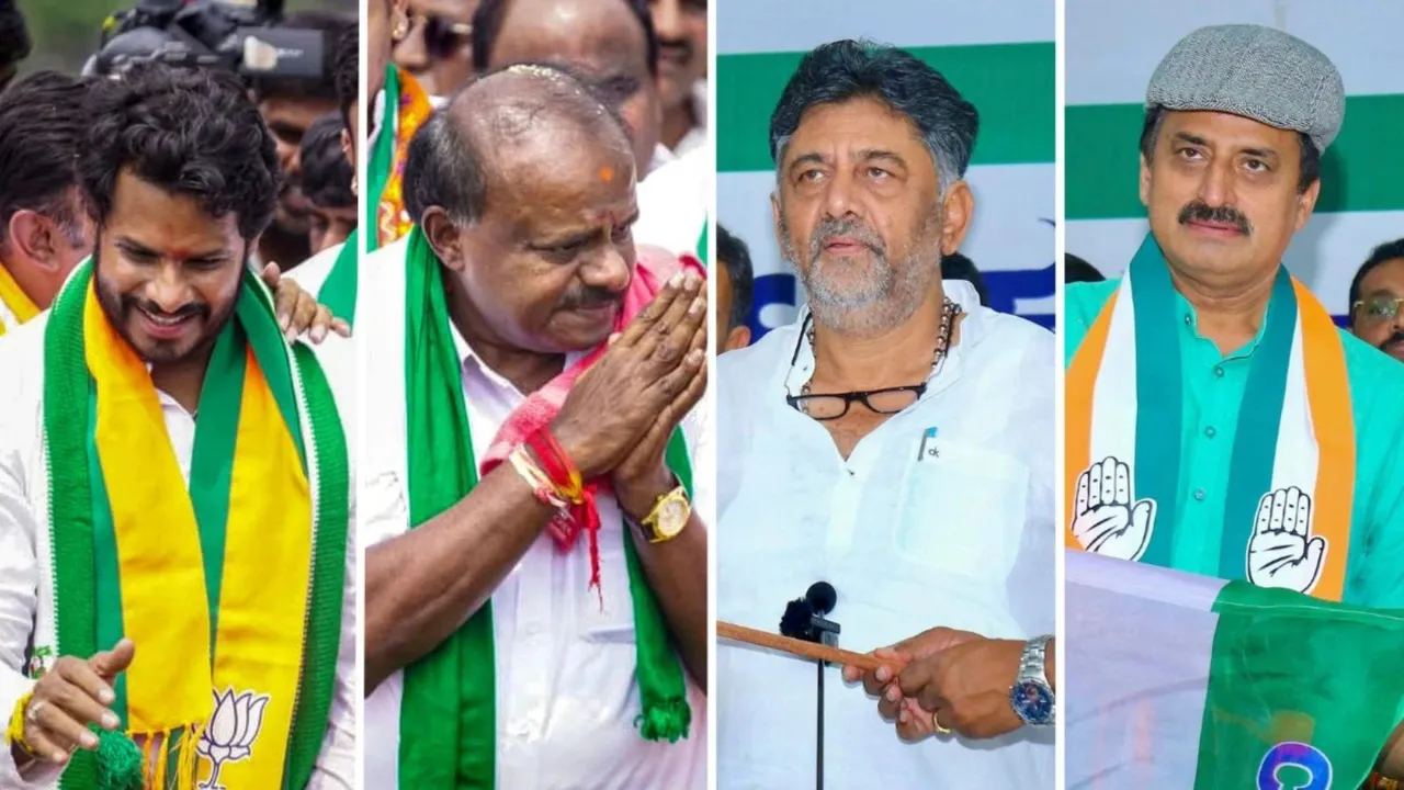 Channapatna bypolls Nikhil Kumaraswamy C P Yogeeshwara Karnataka Assembly Bypolls
