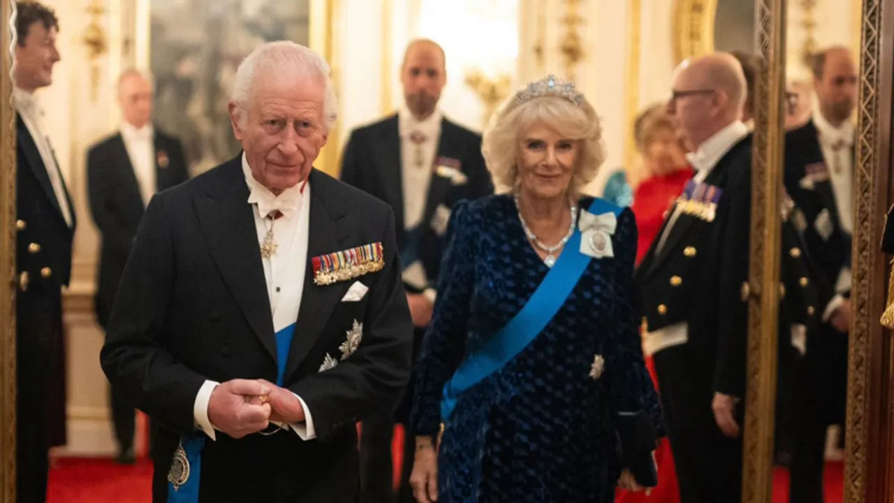 King Charles with Queen Camilla