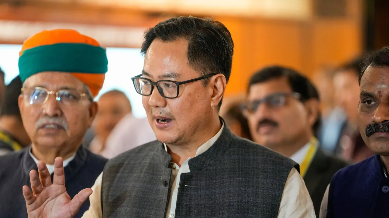 Union Minister of Parliamentary Affairs Kiren Rijiju (File image)