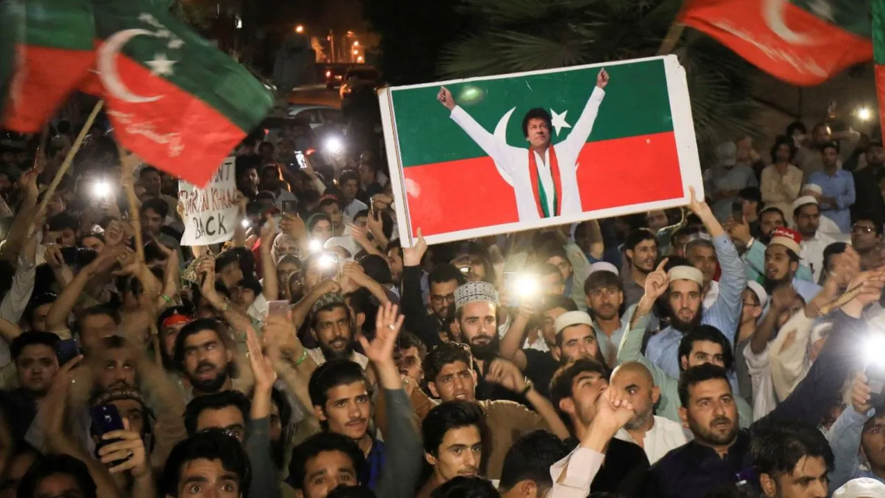Imran Khan supporters