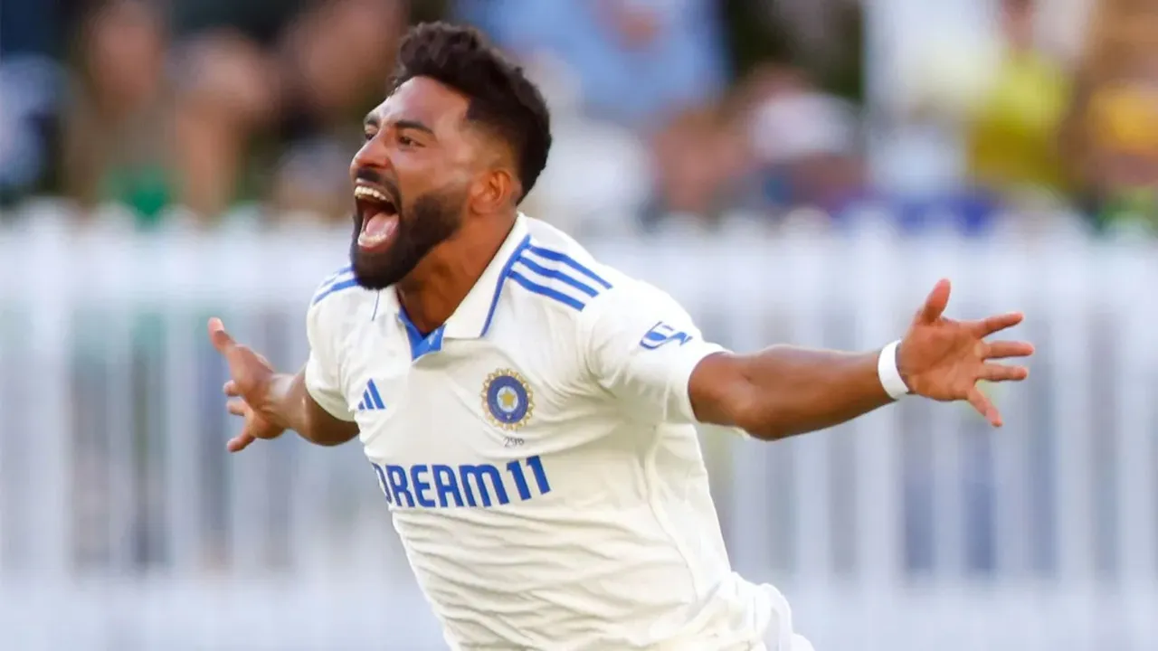 Mohammed Siraj India vs Australia