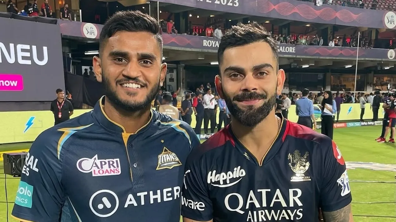 Urvil Patel with Virat Kohli (File photo)