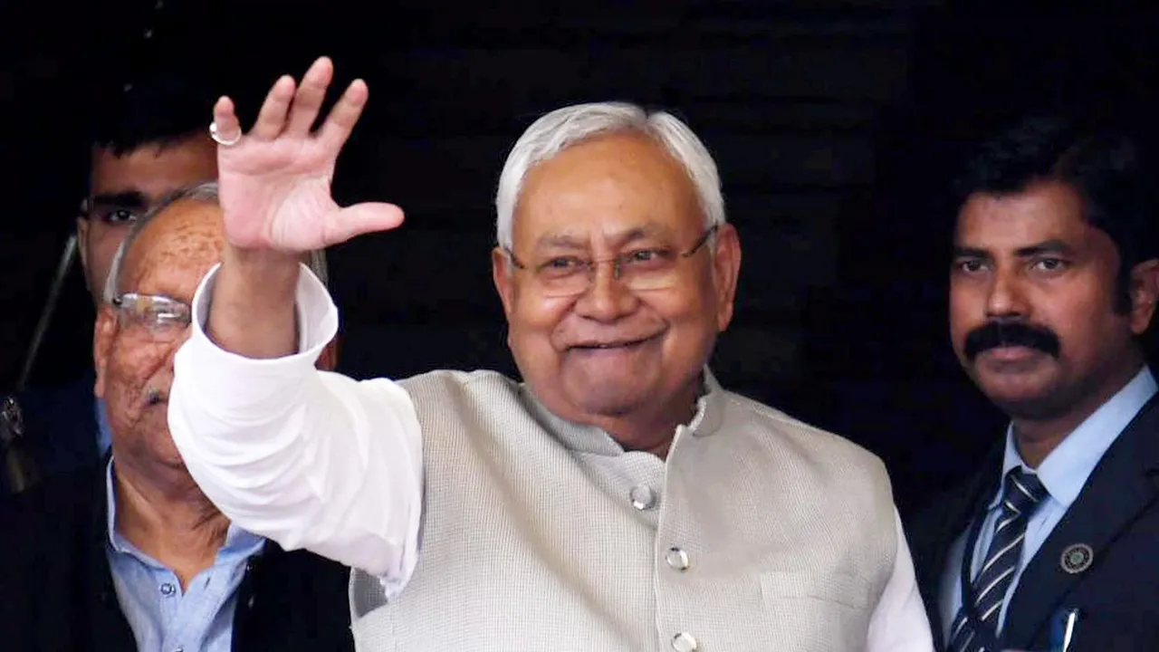 Bihar Chief Minister Nitish Kumar during the Winter session of the state Assembly, in Patna, Friday, Nov. 29, 2024.