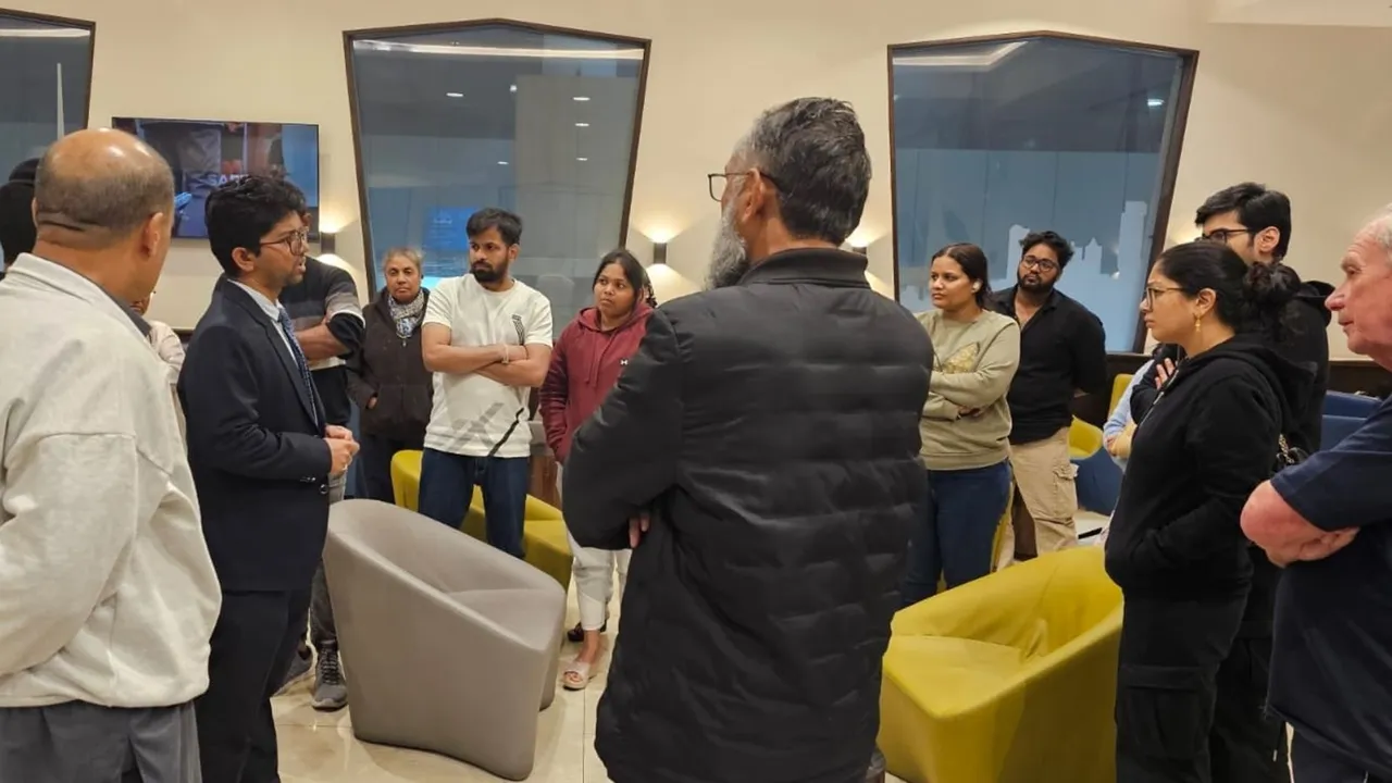 Indian passengers stranded at Kuwait Airport