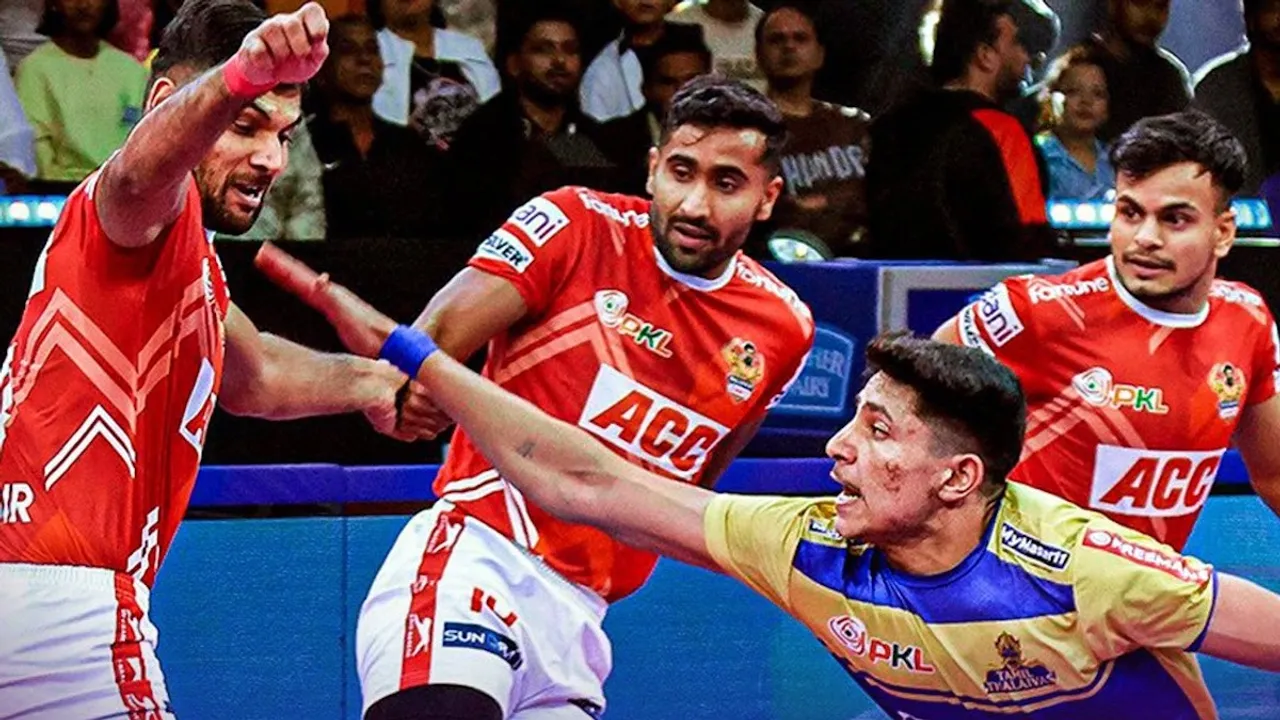 Tamil Thalaivas thrash Gujarat Giants