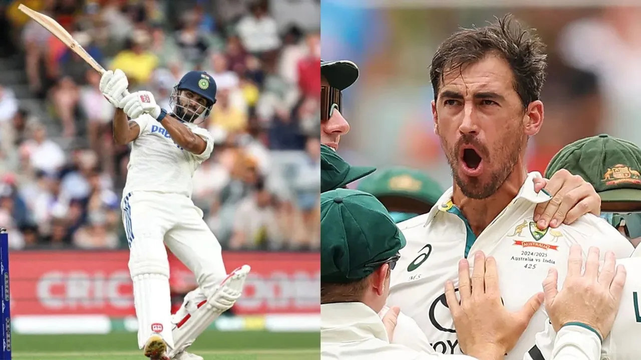 Nitish Kumar Reddy Mitchell Starc India vs Australia