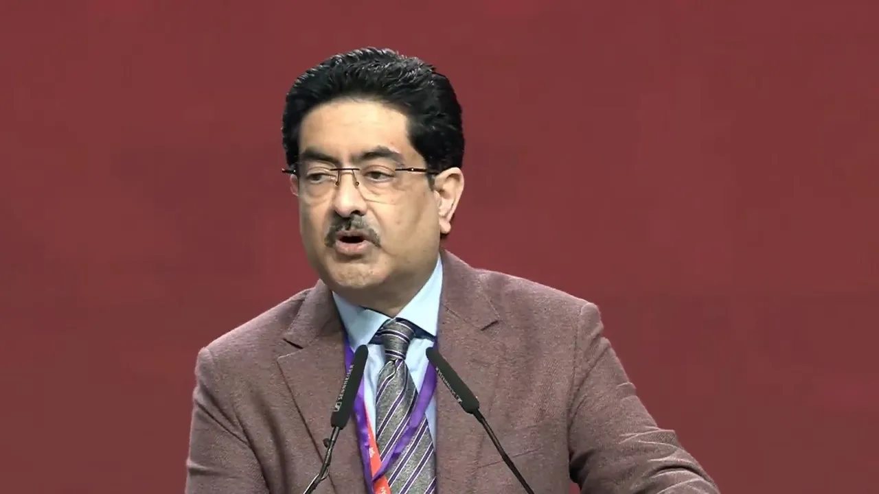 Aditya Birla Group Chairman Kumar Mangalam Birla speaking at Rising Rajasthan Summit