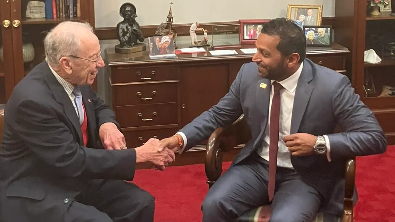 Kash Patel meets Chuck Grassley