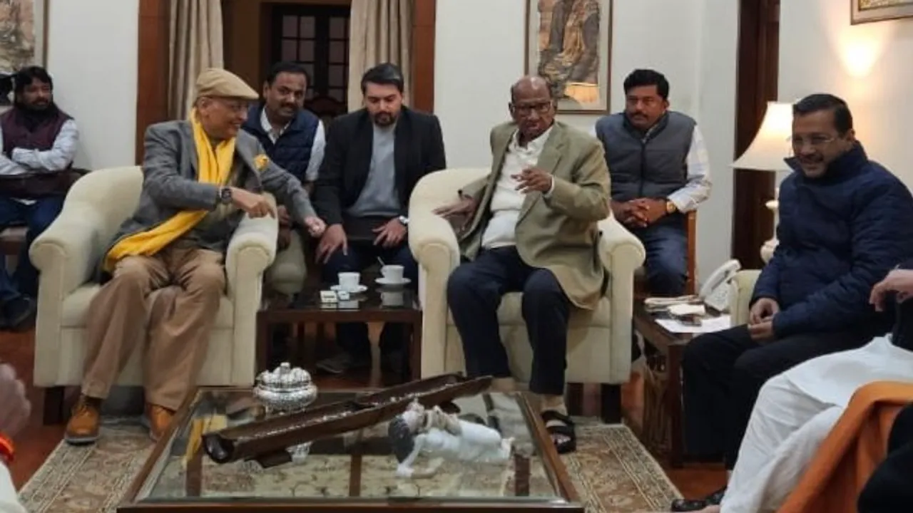Sharad Pawar and Arvind Kejriwal