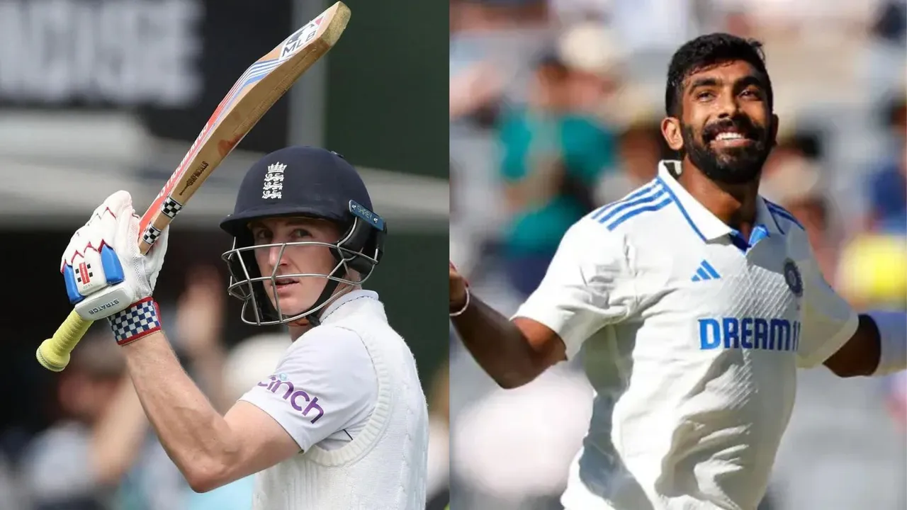 Harry Brook Jasprit Bumrah