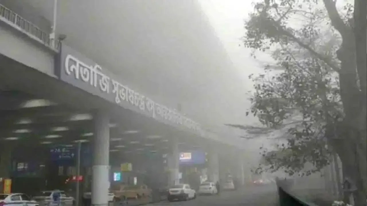 Kolkata Airport Fog