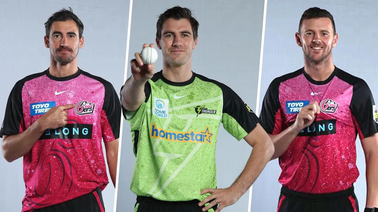 Pat Cummins Mitchell Starc Josh Hazlewood
