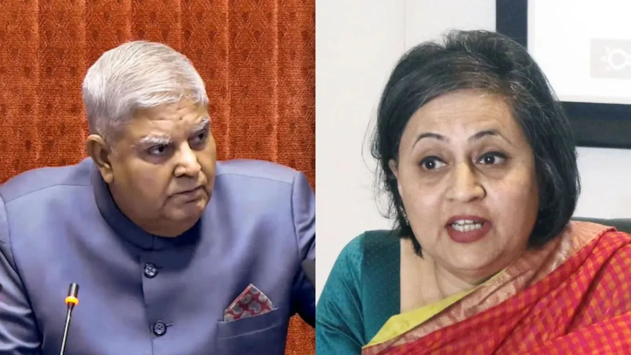 Jagdeep Dhankhar Sagarika Ghose