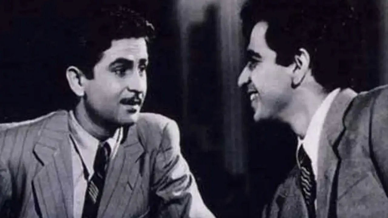 Raj Kapoor and Dilip Kumar