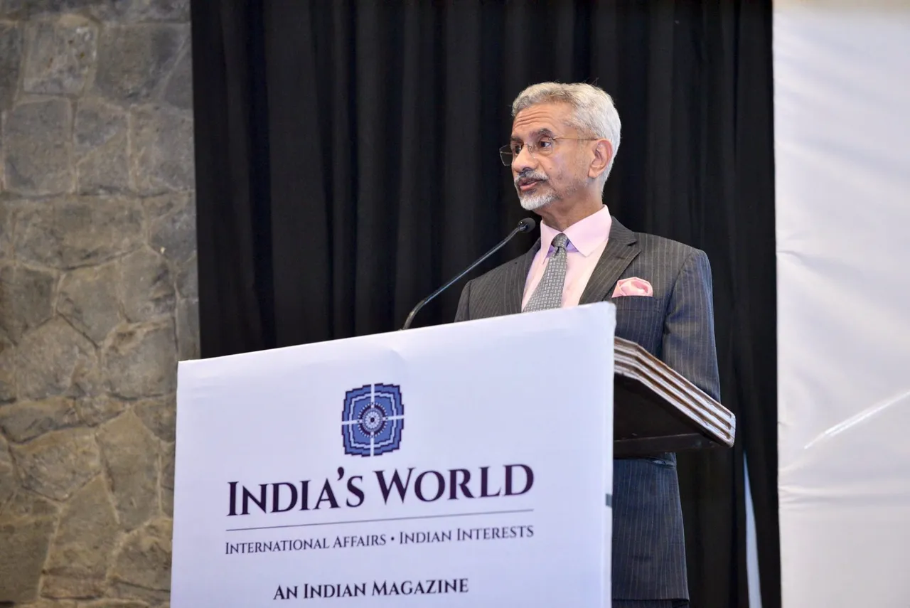 S Jaishankar at India's World Magazine event