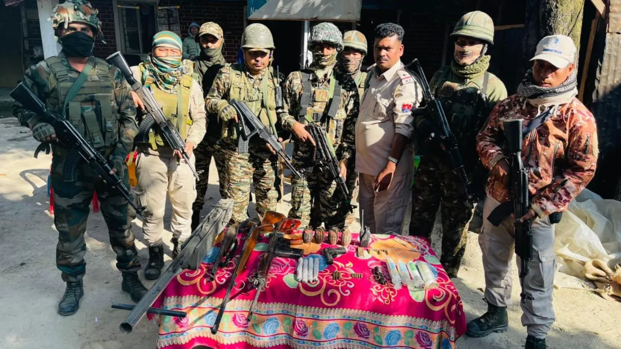 Manipur Police Kangpokpi Arms Cache