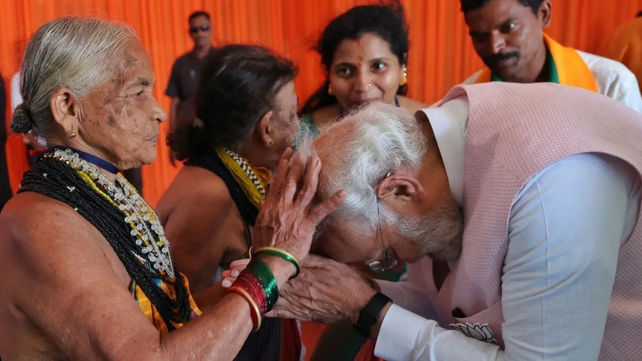 Tulsi Gowda Narendra Modi