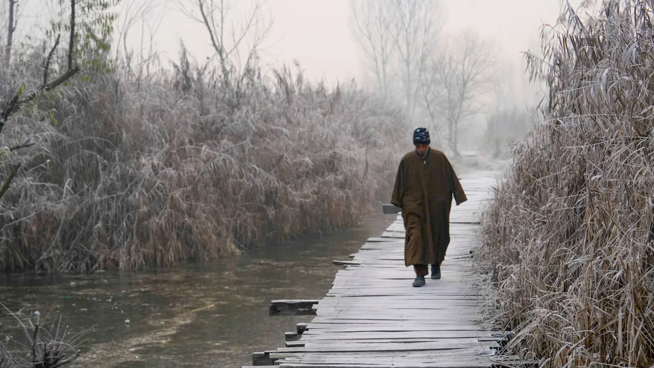 Srinagar Winters Kashmir Winter Chilla-i-Kalan Dal lake