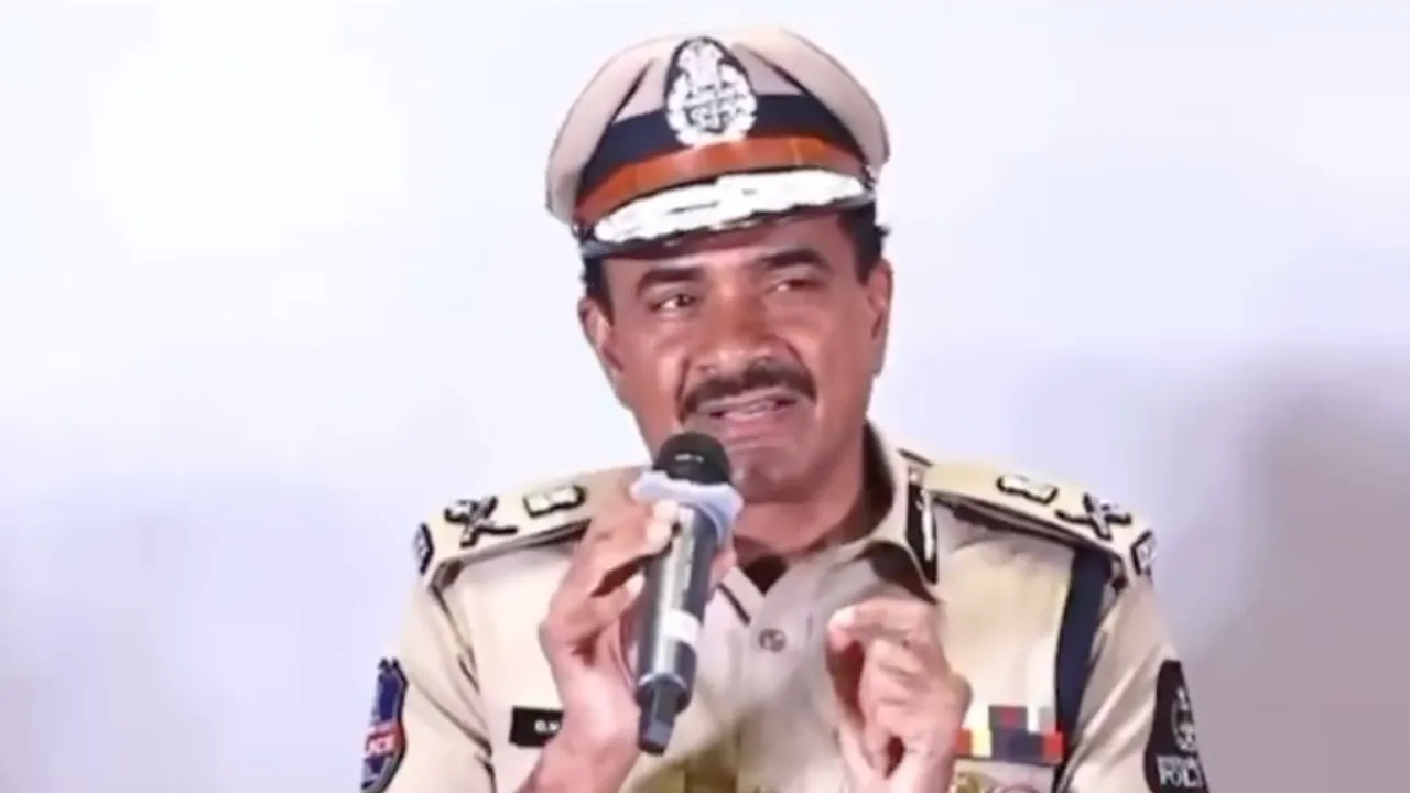 Hyderabad police commissioner C V Anand