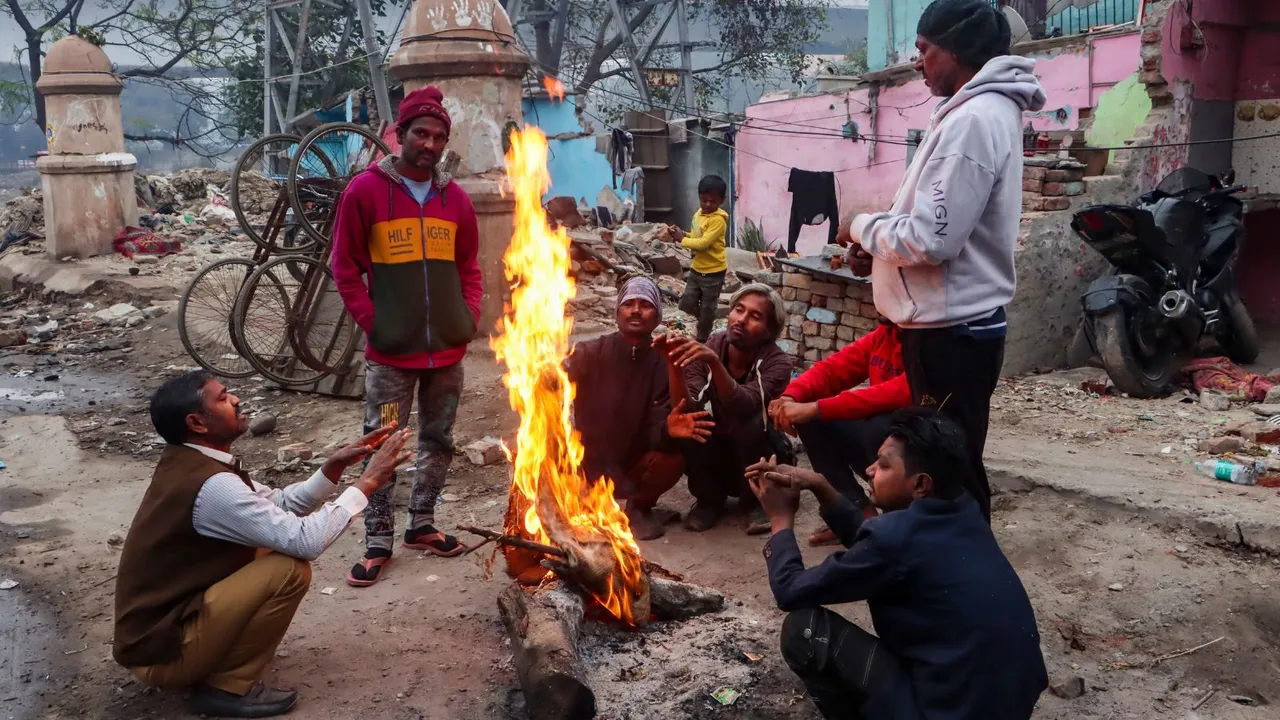 Delhi Weather Delhi Winter Cold Wave