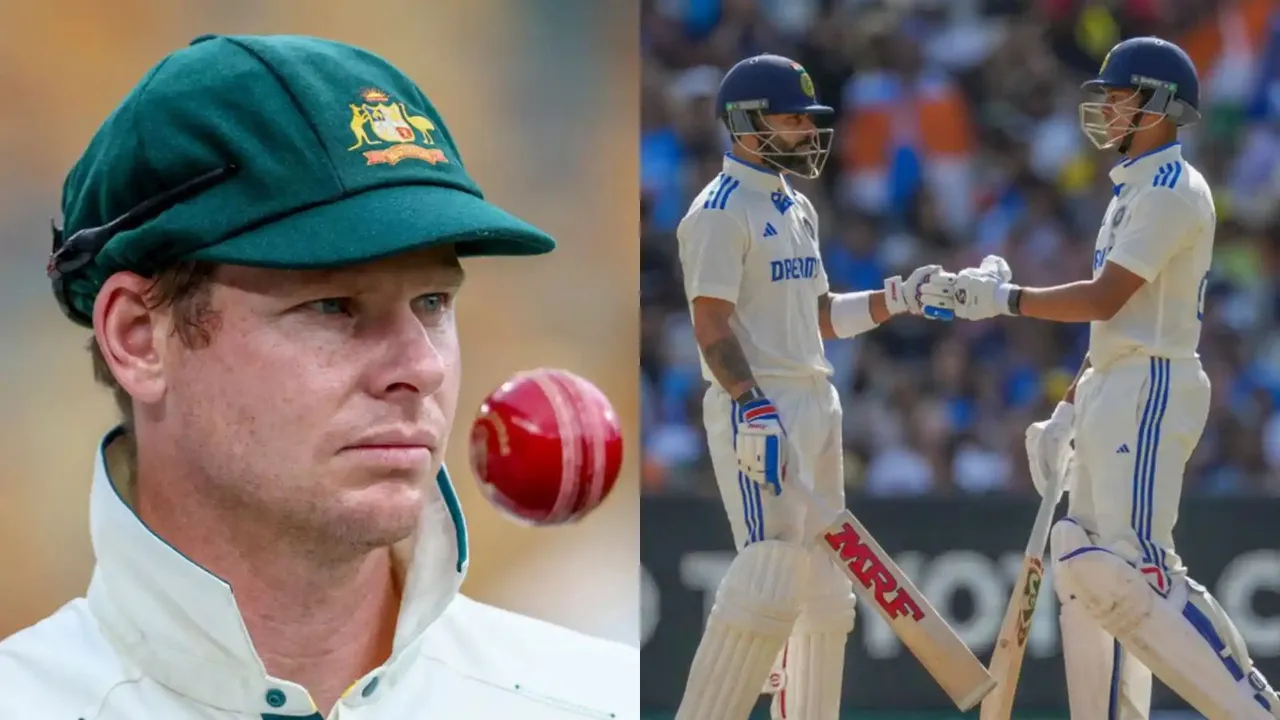 Steve Smith Yashasvi Jaiswal Virat Kohli