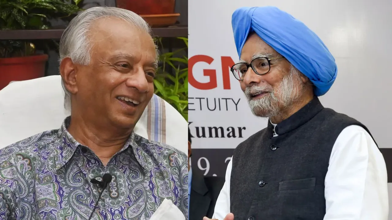 T K A Nair Manmohan Singh