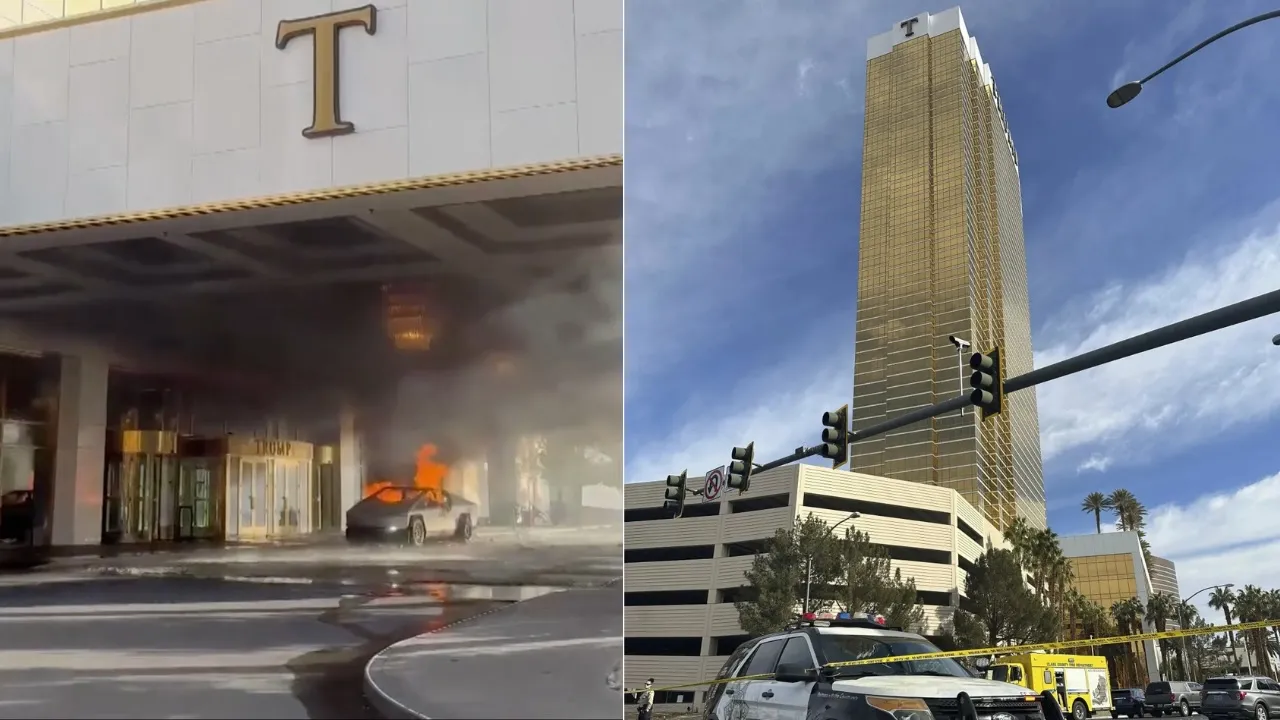 trump hotel car explosion