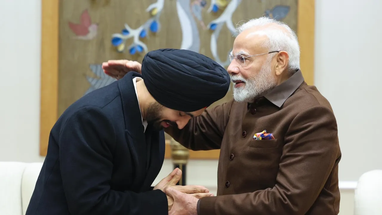 Diljit Dosanjh meets Narendra Modi on Wednesday, Jan 1, 2025.