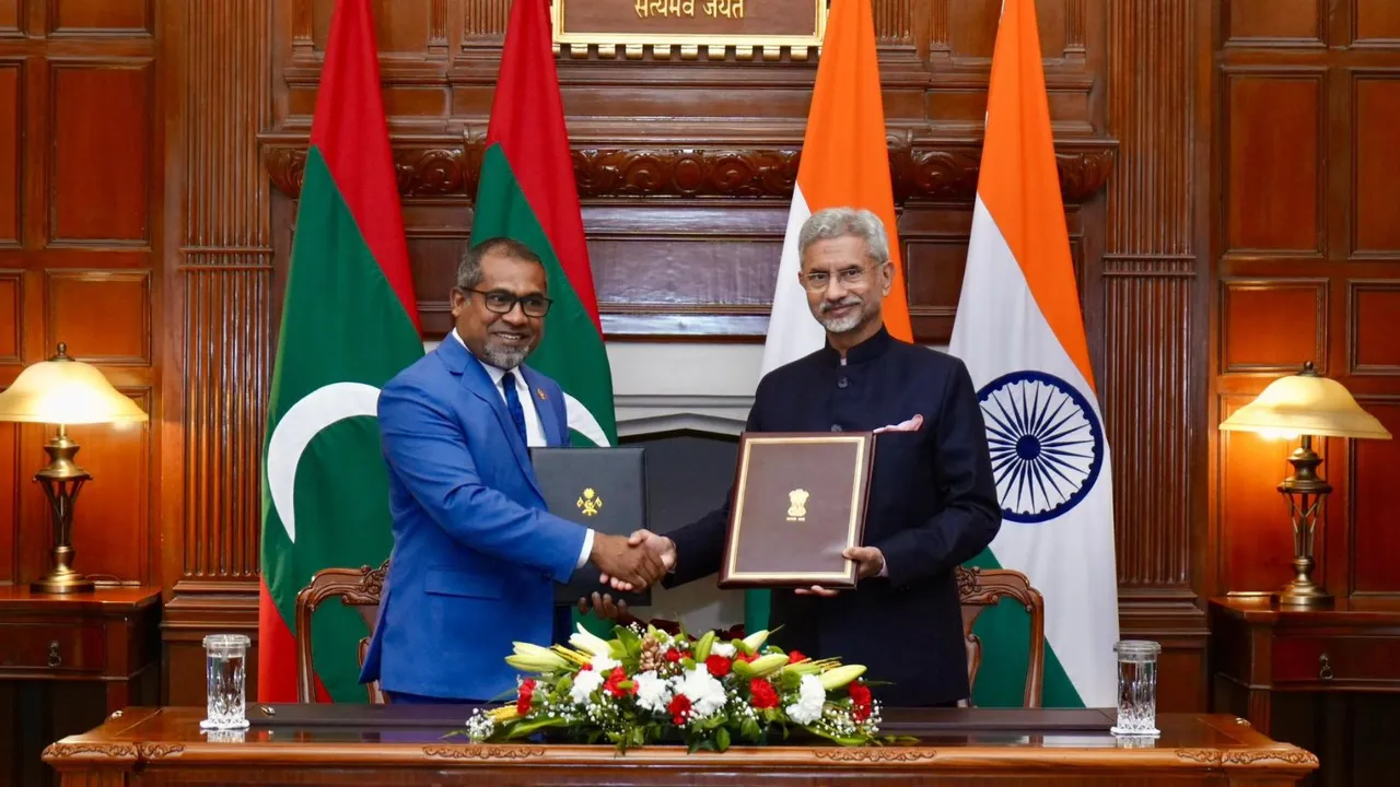 S Jaishankar Abdullah Khaleel India Maldives