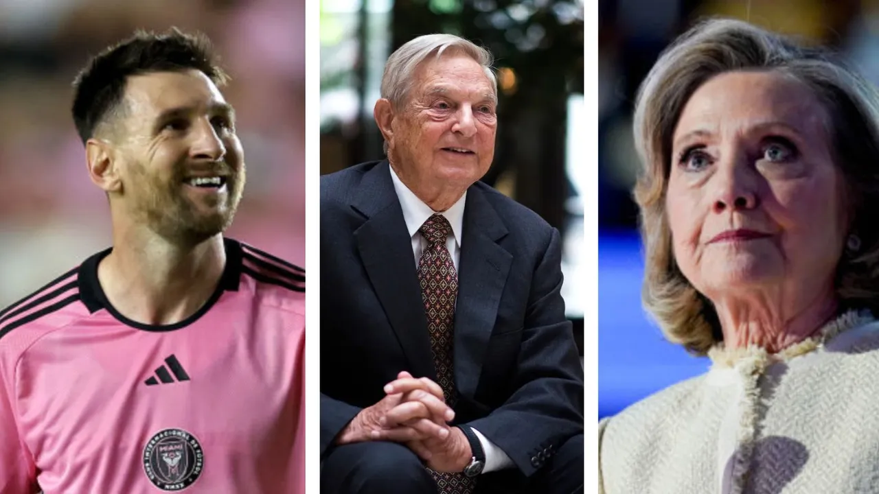Lionel Messi George Soros Hillary Clinton