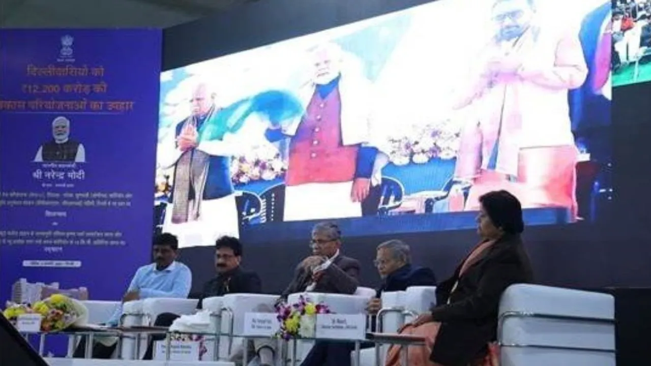 Narendra Modi lays the foundation stone for the new building for the Central Ayurveda Research Institute at Rohini, New Delhi