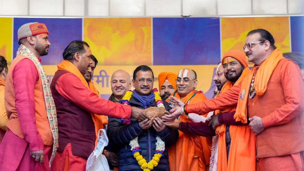 AAP Arvind Kejriwal Sanatan Seva Samiti