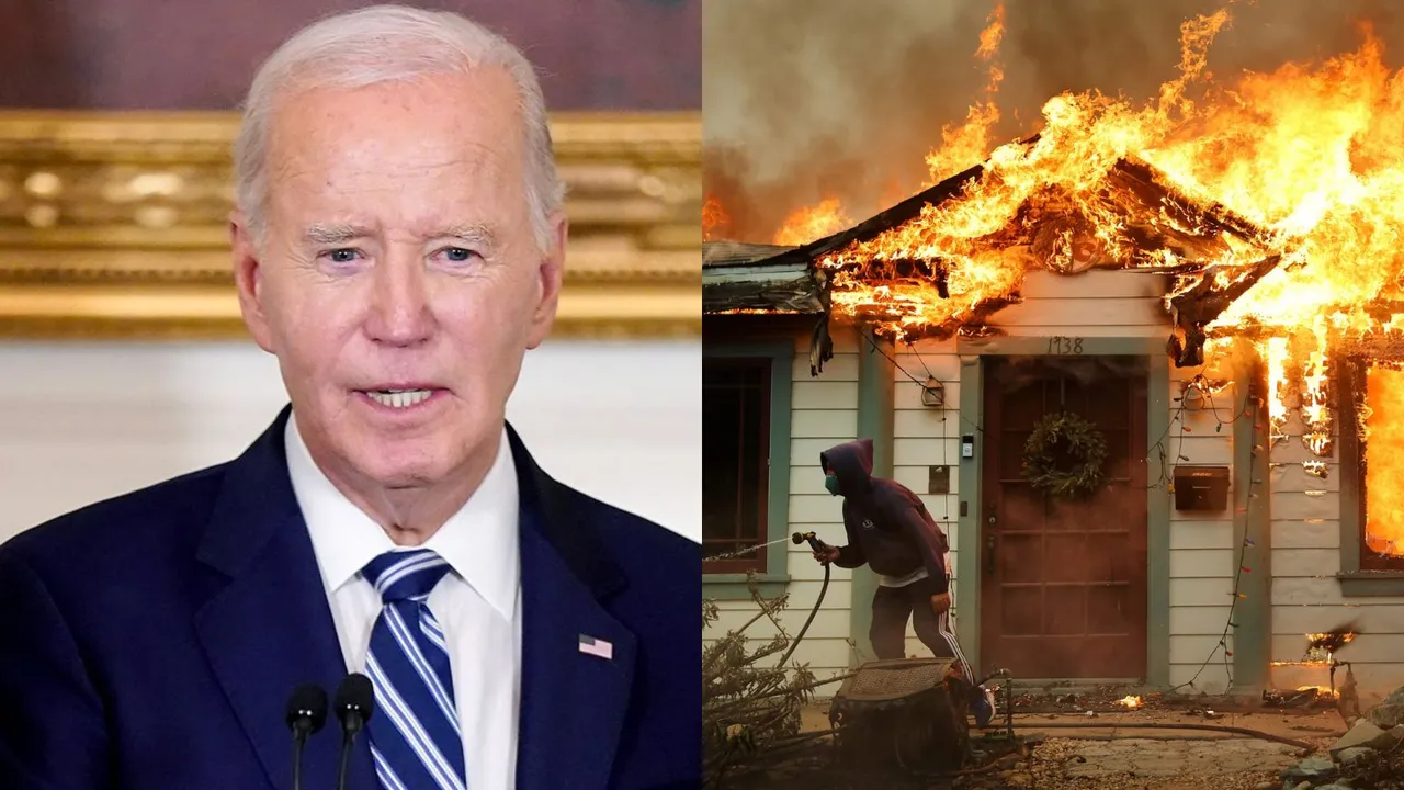 Joe Biden Los Angeles wildfires