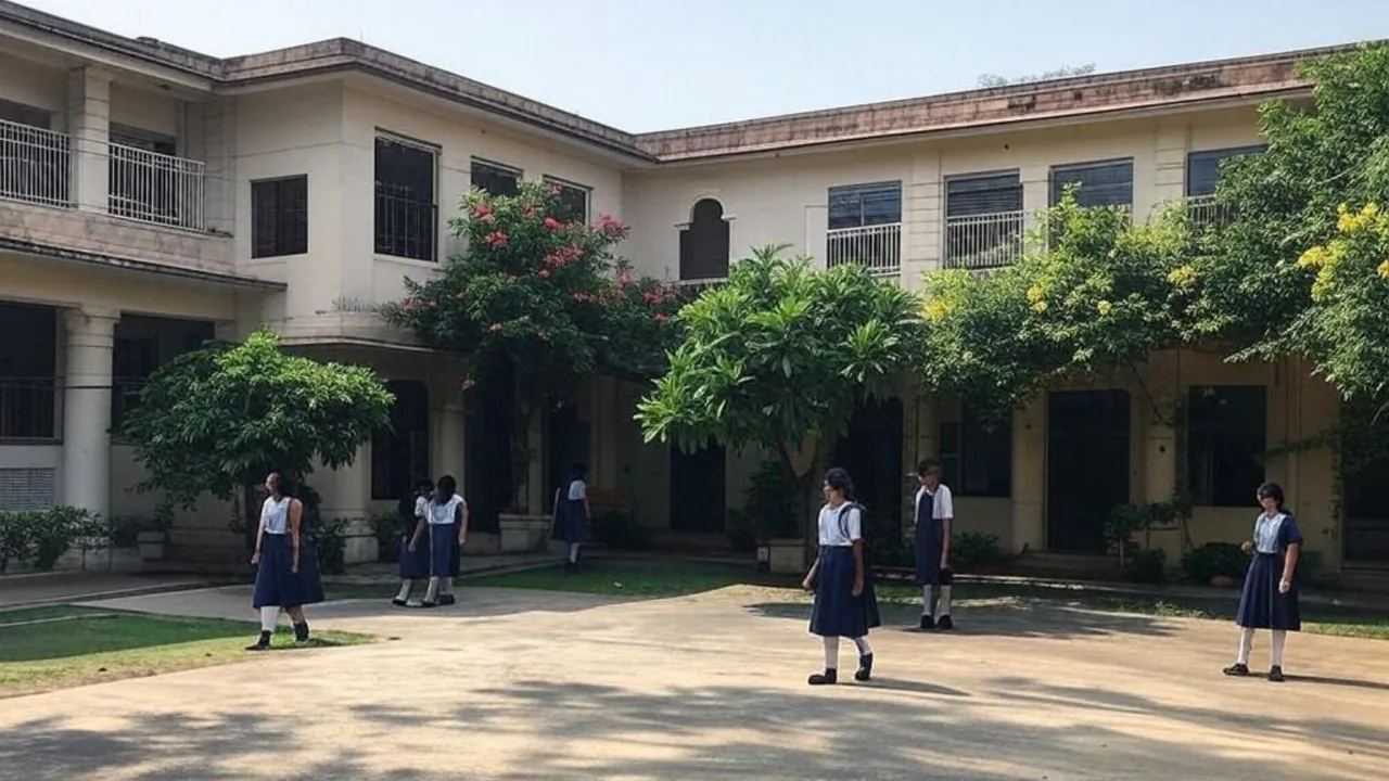 Government School Girls Students