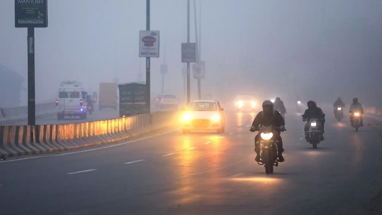 Delhi Winter Delhi Fog Delhi Weather