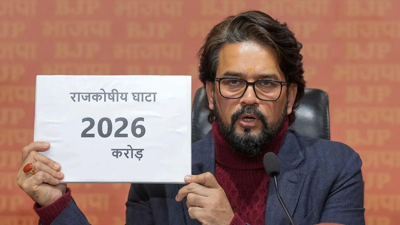 Delhi Liquor Scam CAG Report Anurag Thakur