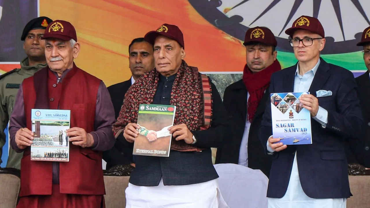 Rajnath Singh Omar Abdullah Manoj Sinha Jammu And Kashmir