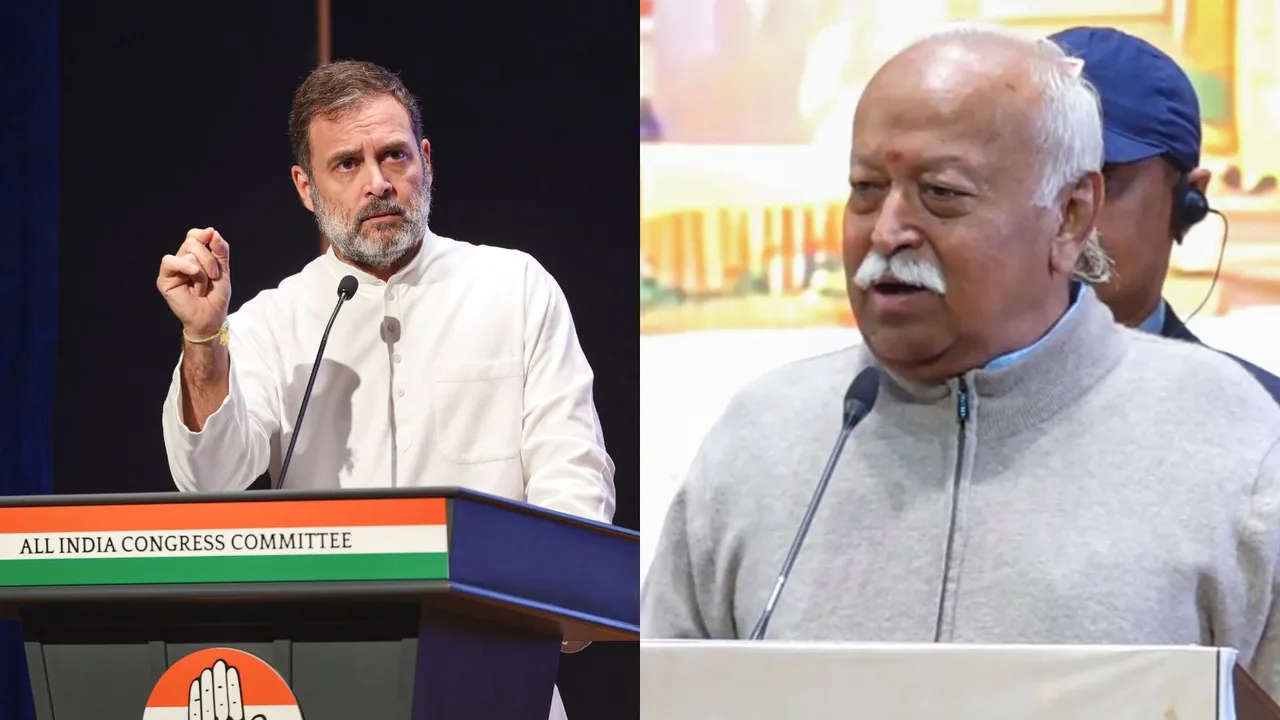 Rahul Gandhi Mohan Bhagwat