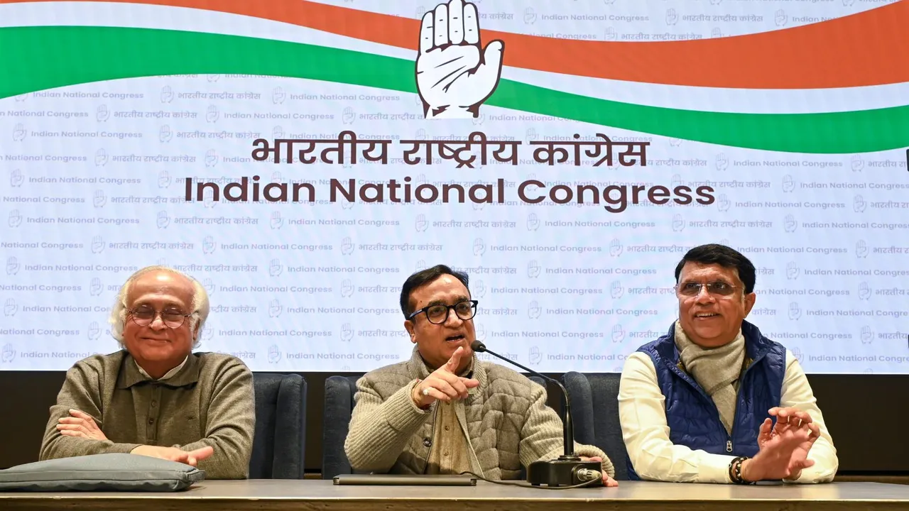 Jairam Ramesh Ajay Maken Pawan Kheda Congress
