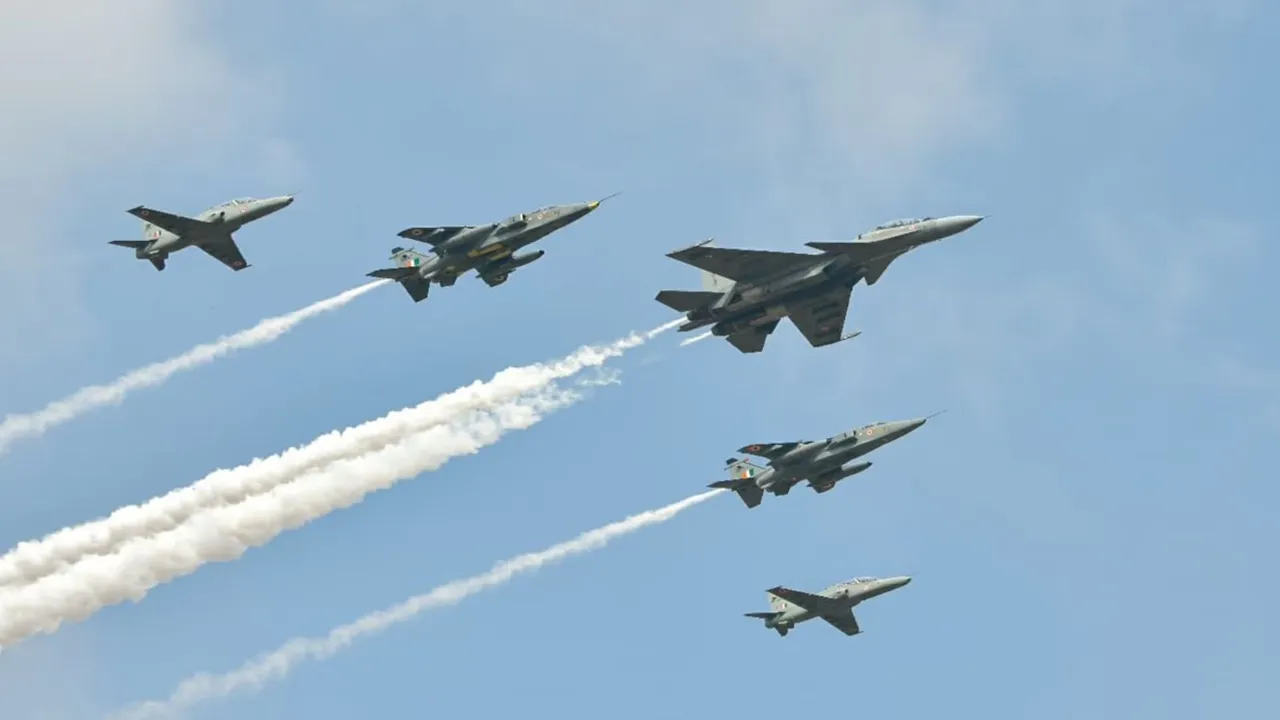 Aero India Show in Bengaluru Indian Air Force IAF image