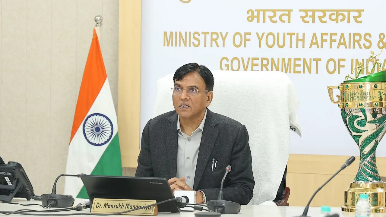 Sports Minister Mansukh Mandaviya