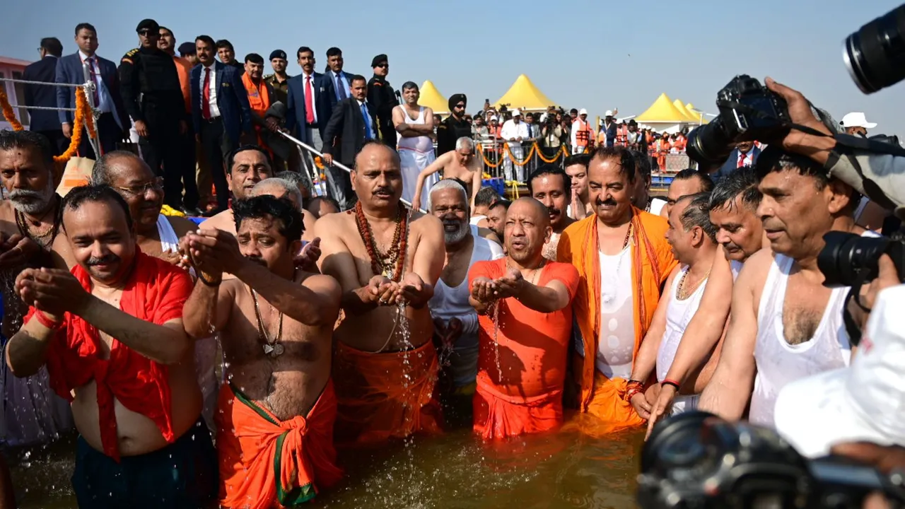 Yogi Adityanath Maha Kumbh Mela 2025