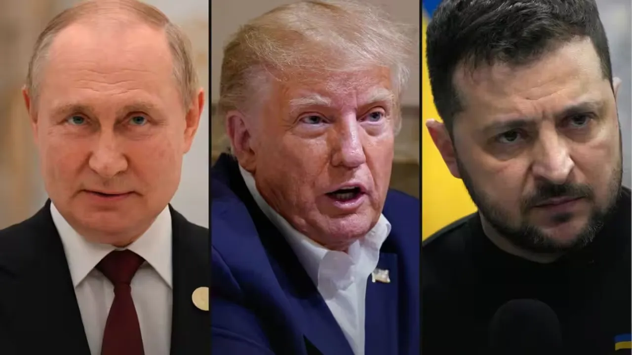 Vladimir Putin Donald Trump Volodymyr Zelenskyy