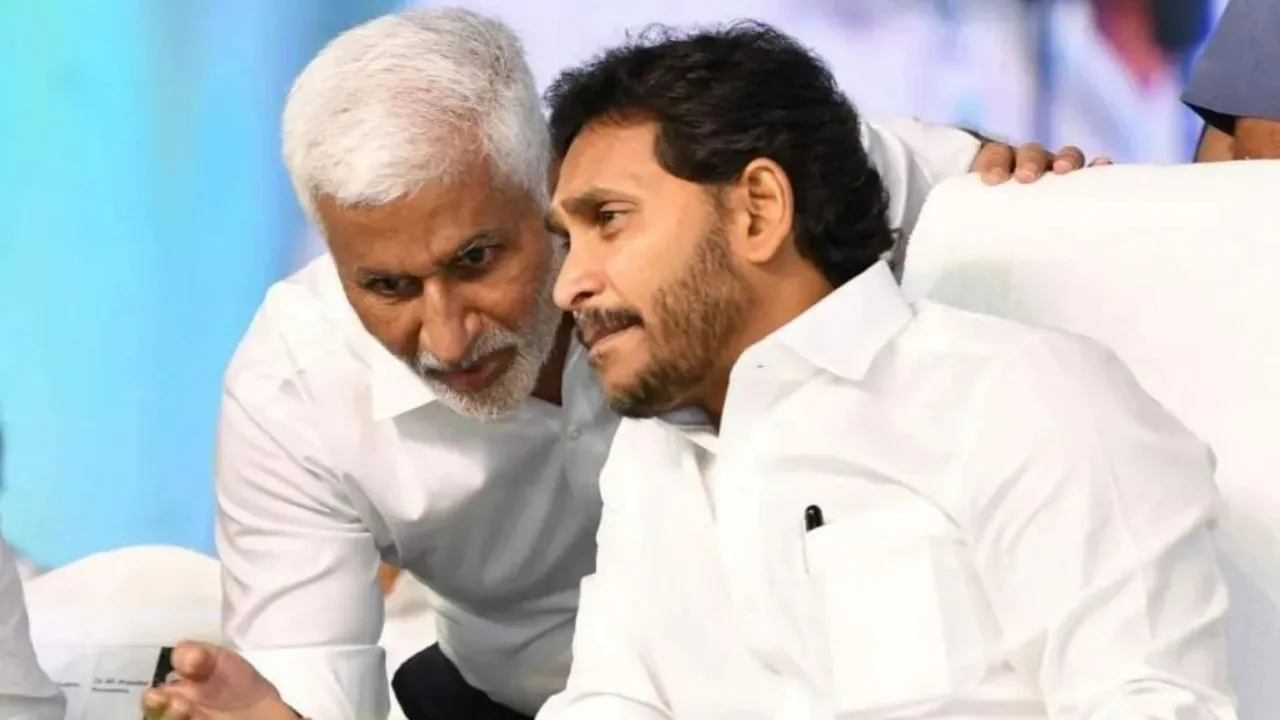 V Vijaysai Reddy YS Jagan Mohan Reddy