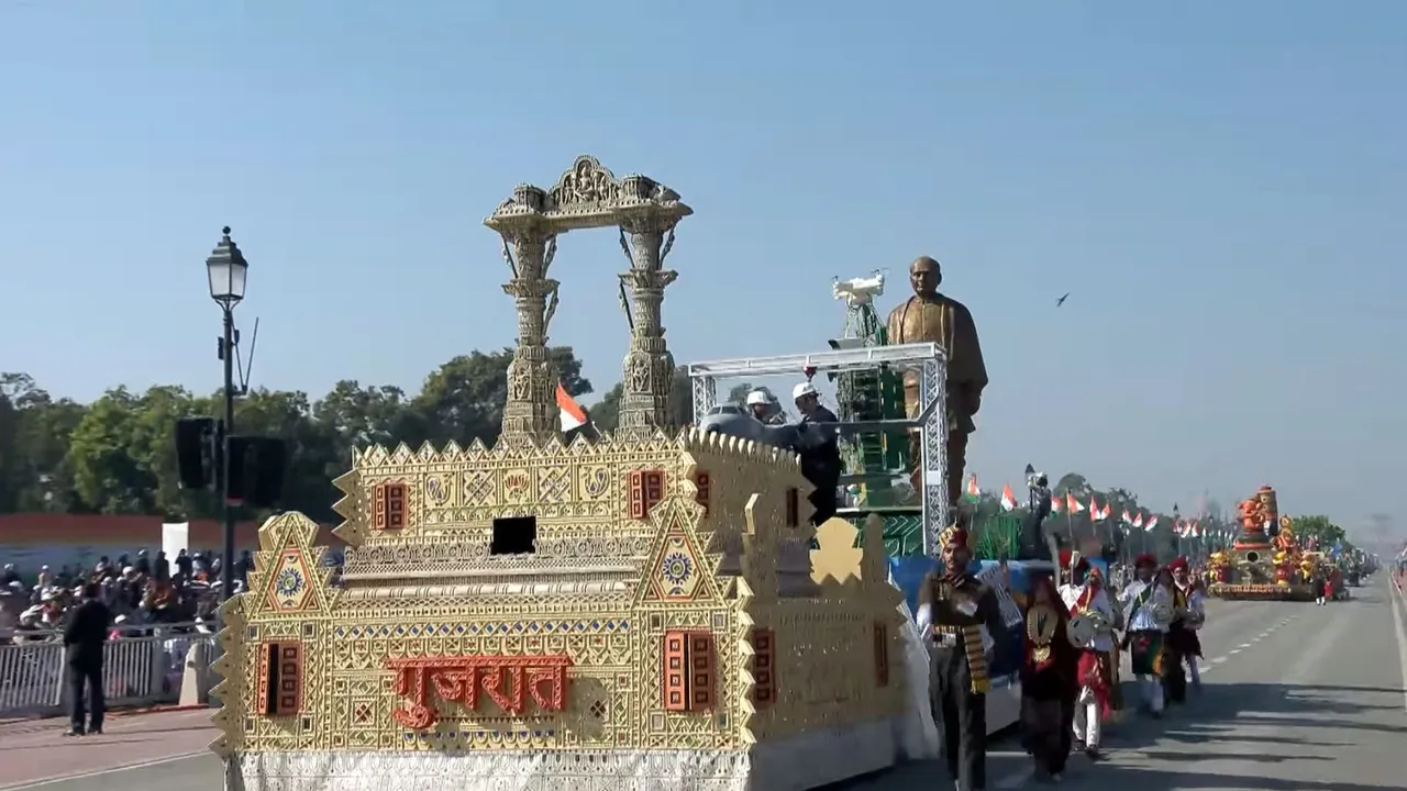 Republic Day Gujarat Tablau