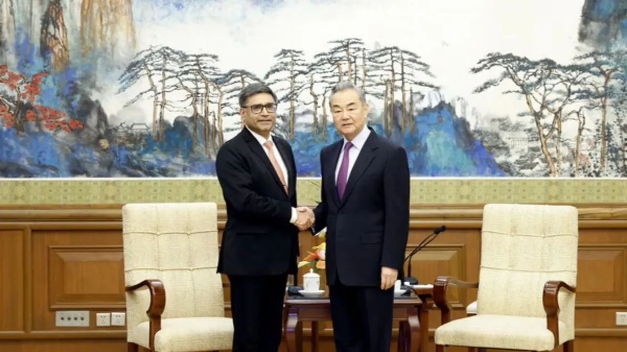 Vikram Misri Wang Yi Beijing